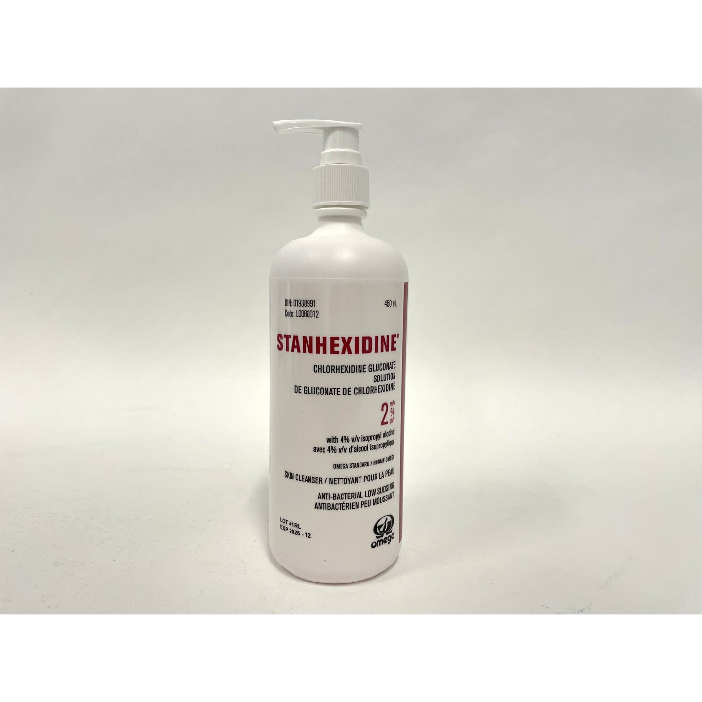Stanhexidine Low - Foaming Skin Cleansing Solution 450 mL Bottle 2 %