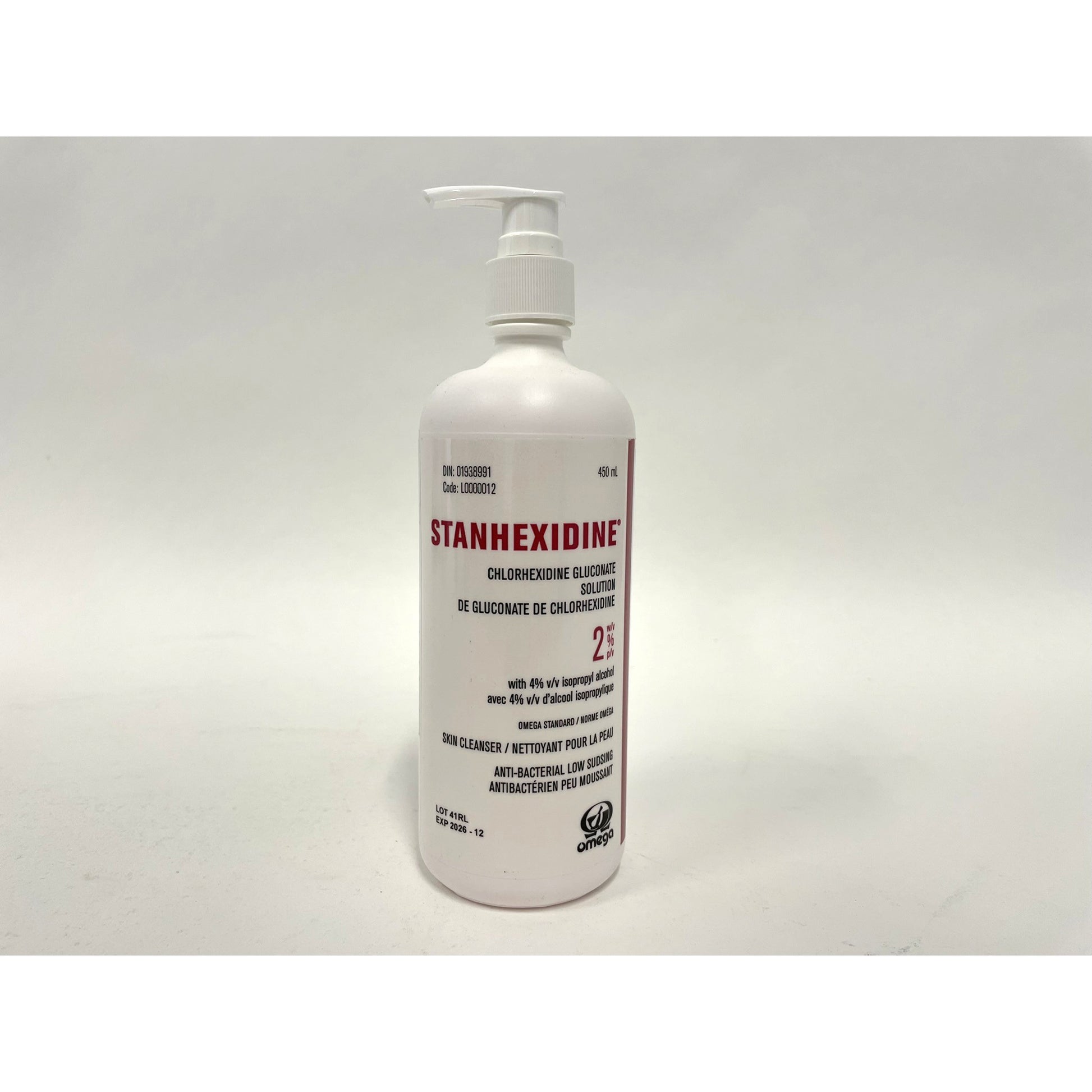 Stanhexidine Low - Foaming Skin Cleansing Solution 450 mL Bottle 2 %