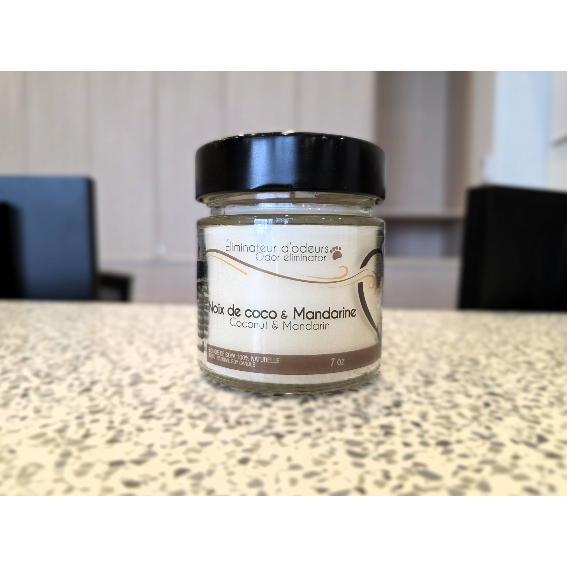 Candle LOONA with Odour Eliminator - Coconut and Mandarin 1 Unit - additional product view 2