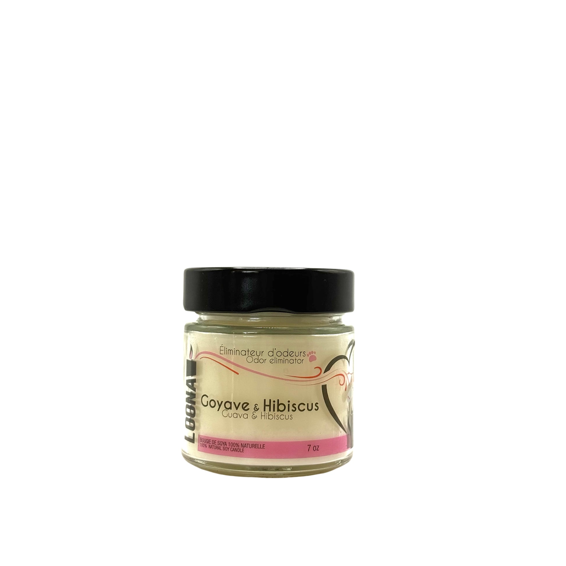 Candle LOONA with Odour Eliminator - Guava and Hibiscus 1 Unit