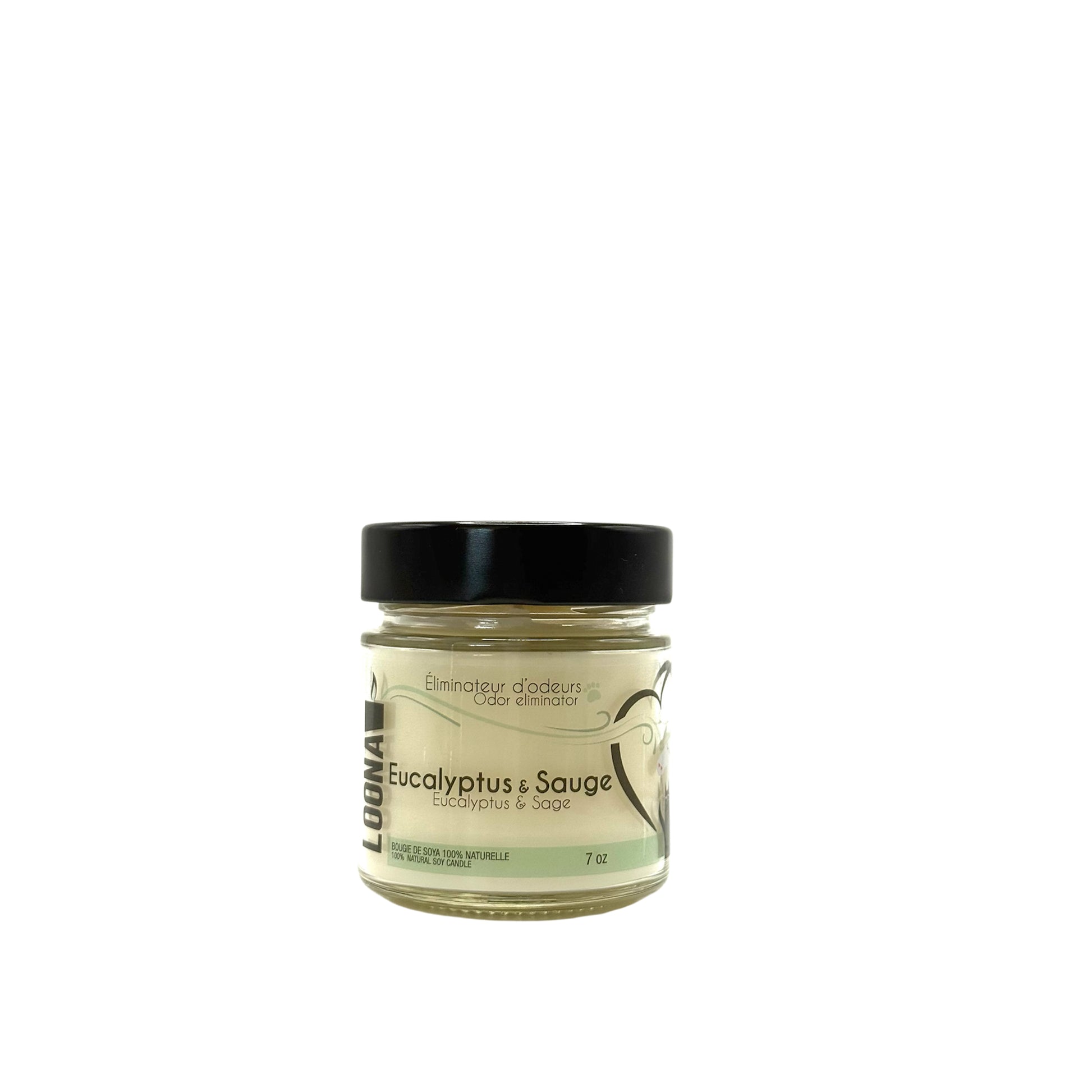Candle LOONA with Odour Eliminator - Eucalyptus and Sage 1 Unit