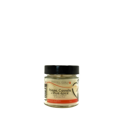 Candle LOONA with Odour Eliminator - Apple, Cinnamon and Spiced Rhum 1 Unit