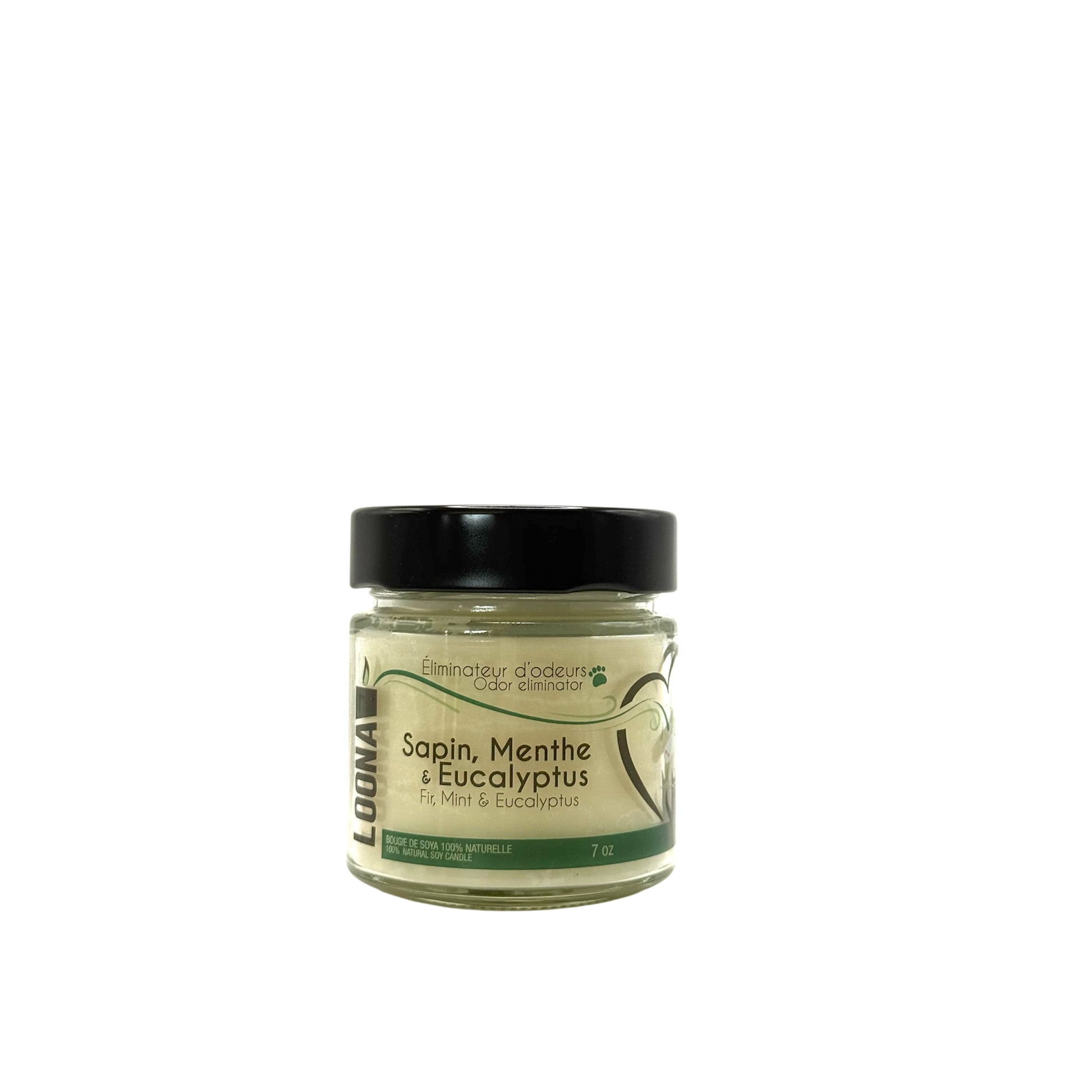 Candle LOONA with Odour Eliminator - Fir, Mint and Eucalyptus 1 Unit