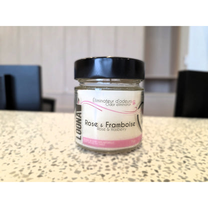 Candle LOONA with Odour Eliminator - Rose and Rasberry 1 Unit - additional product view 2