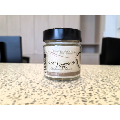 Candle LOONA with Odour Eliminator - Oak, Lavander and Musk 1 Unit - additional product view 2