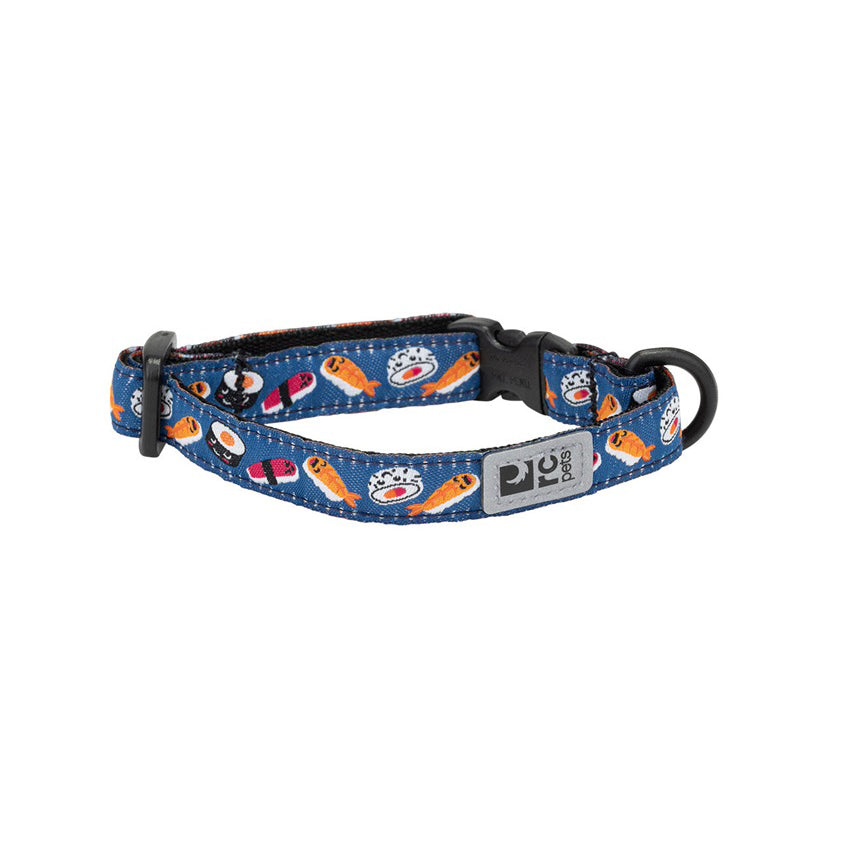 Patterned Breakaway Collar for Cats 1 Collar, Sushi, One Size