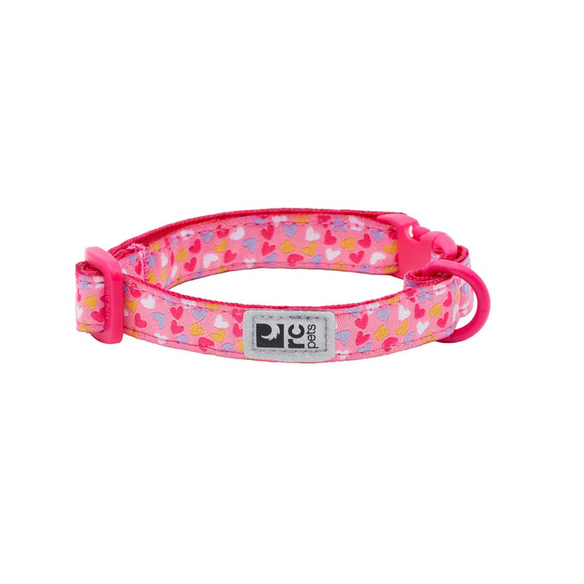 Patterned Breakaway Collar for Cats 1 Collar, Lil Hearts, One Size