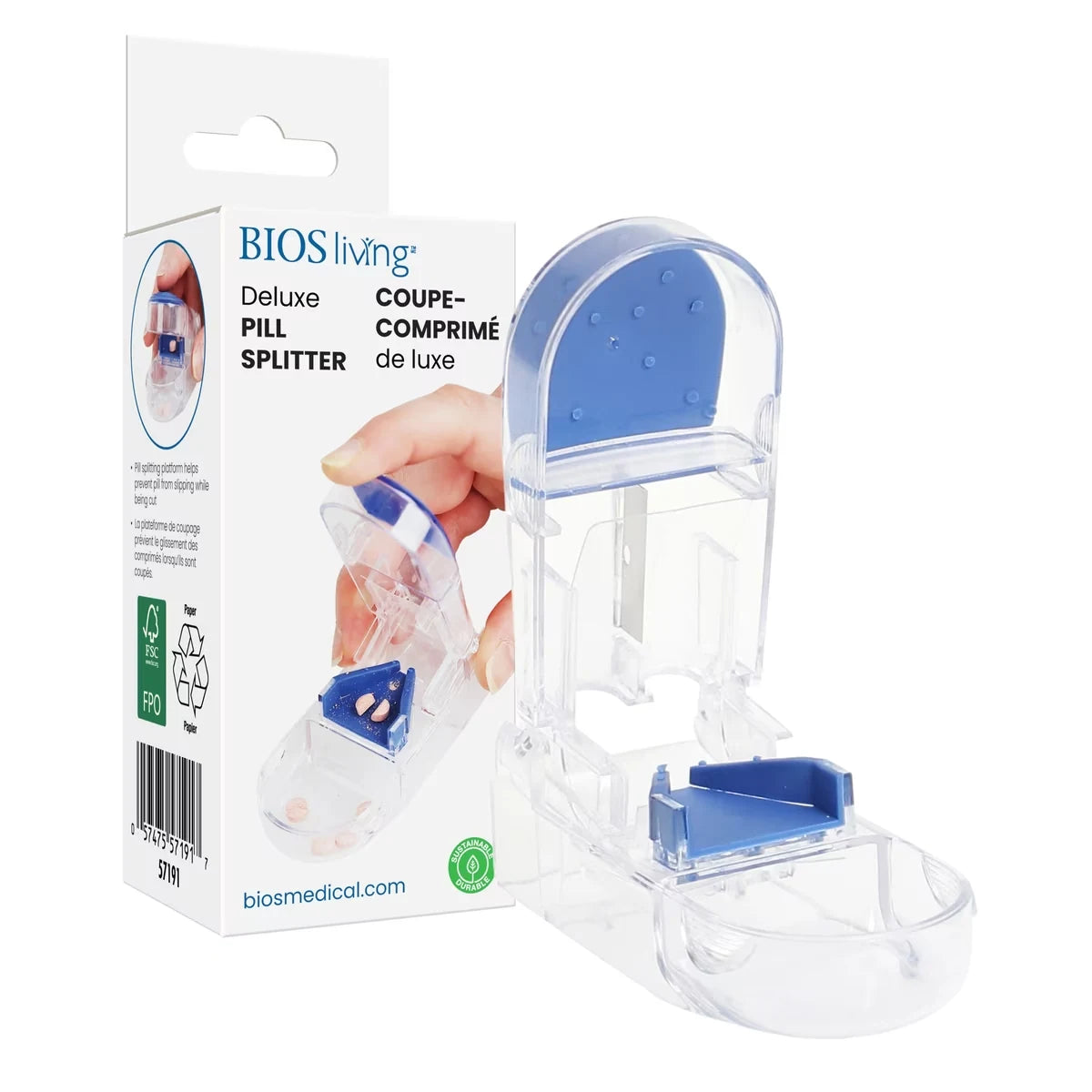 Bios Deluxe Pill Splitter product package