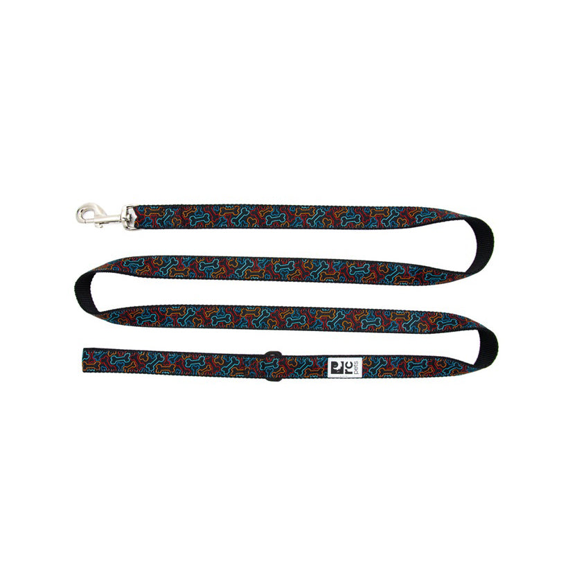 Patterned Leash for Dogs 6 Ft 1 in 1 Leash, Bones