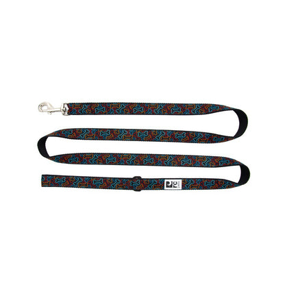 Patterned Leash for Dogs 6 Ft 1 in 1 Leash, Bones