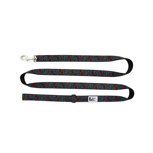 Patterned Leash for Dogs 6 Ft 1 in 1 Leash, Bones