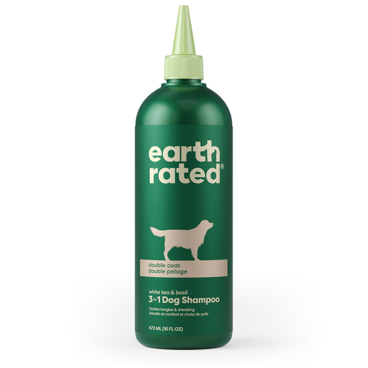 Shampoo 3 in 1 for Dogs with Double Coat 472 mL Bottle