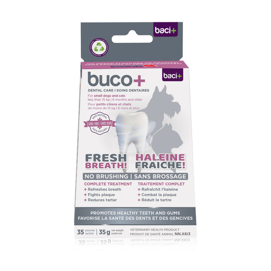 Buco Powder for Cats and Dogs Less Than 15 kg - Pack of 35 X 1 g - product image 1