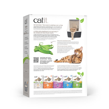 Clumping Litter Go Natural! Pea Husk Unscented for Cats 5.6 kg Bag - additional product view 2