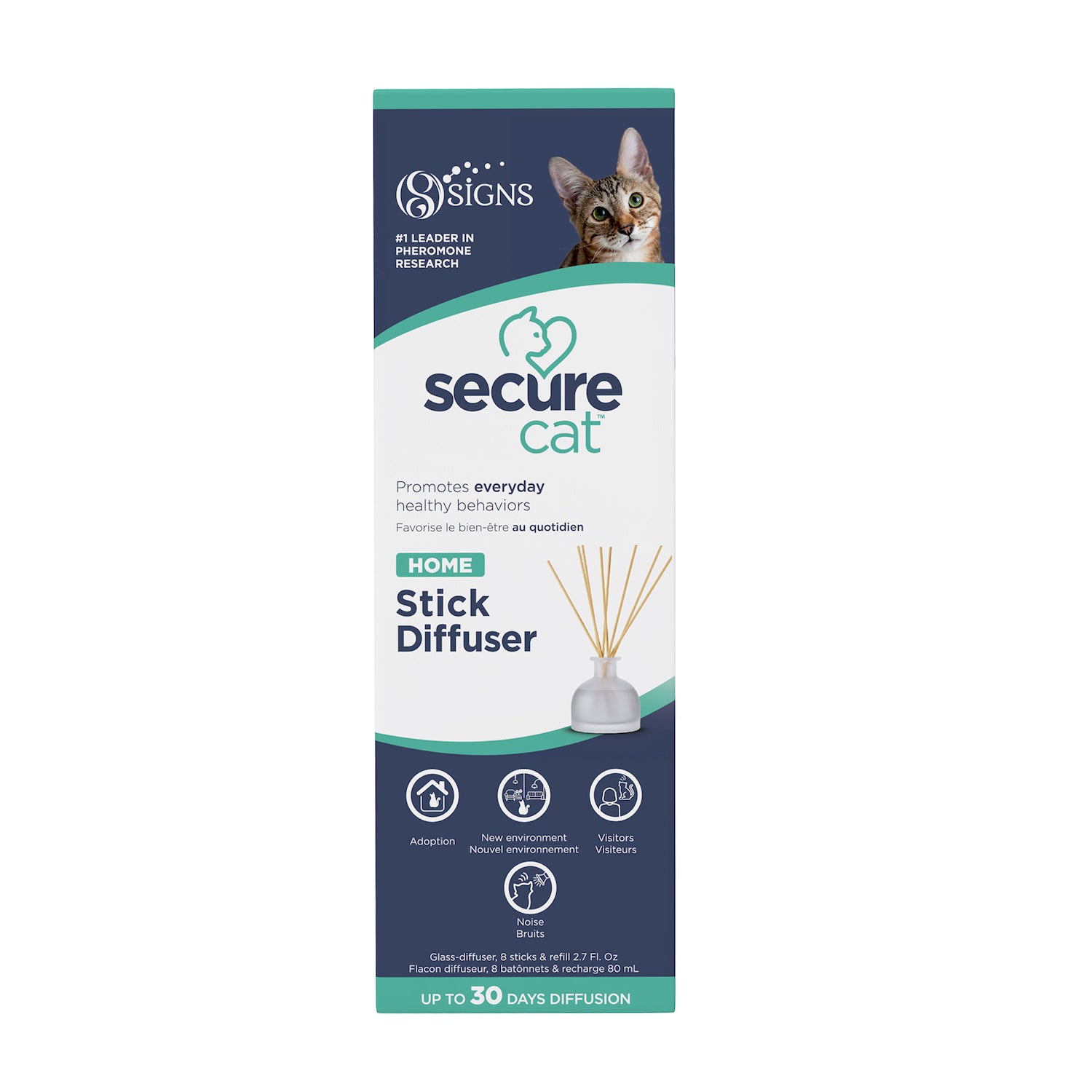SecureCat Home Starter Kit (Diffuser + Refill) for Cats 1 Kit