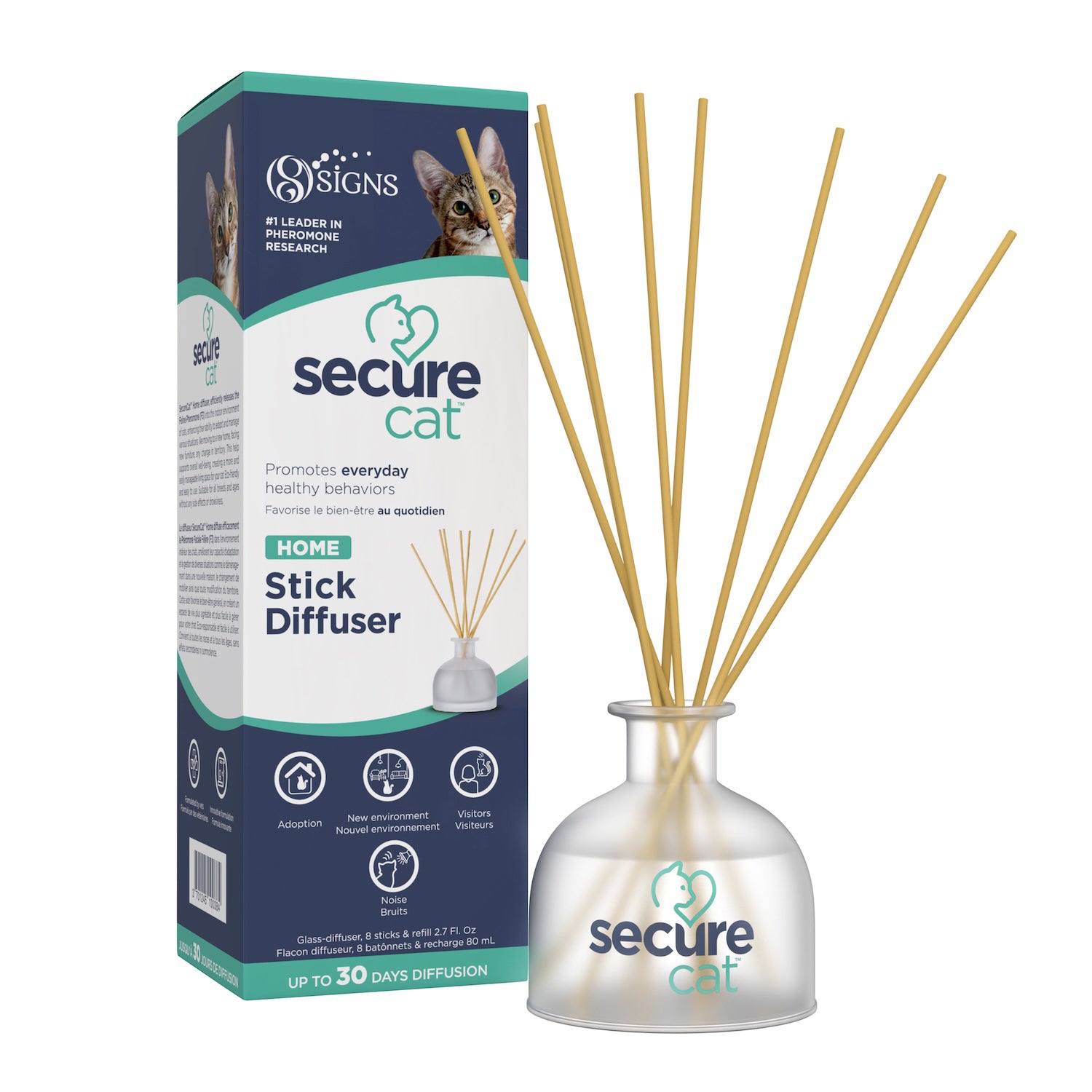 SecureCat Home Starter Kit (Diffuser + Refill) for Cats 1 Kit - additional product view 2