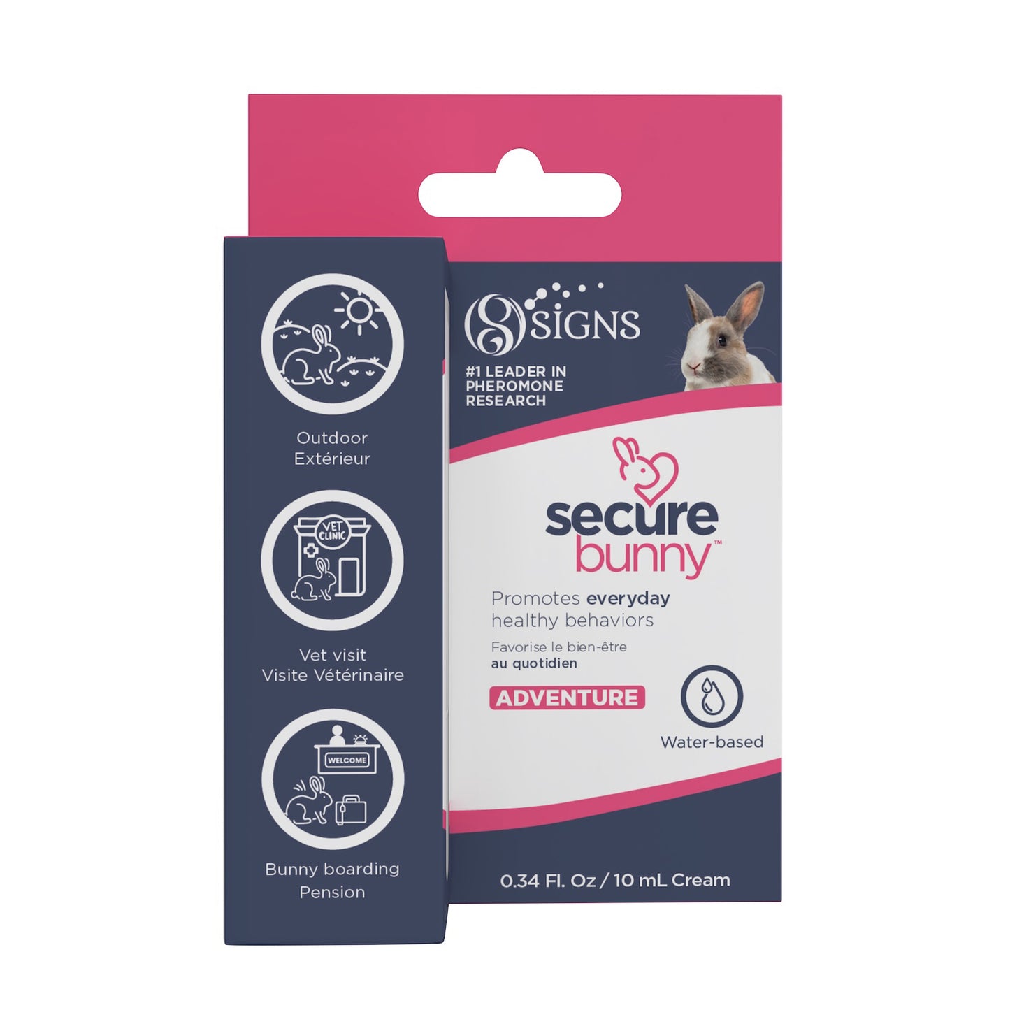 SecureBunny Adventure - Water - Based Cream Spot - on for Small Pets 10 mL Tube