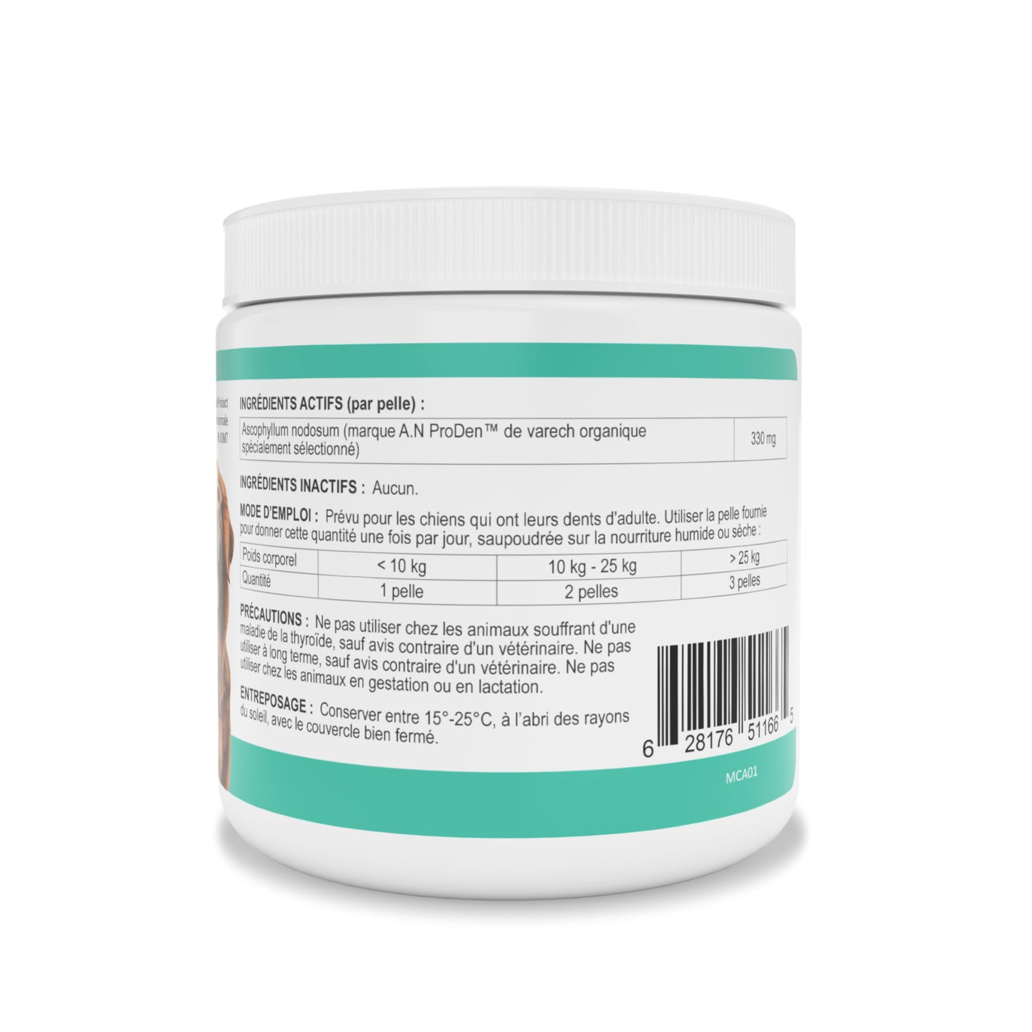 ProDen DentalCare Powder for Dogs (Original) 180 g Jar - additional product view 3