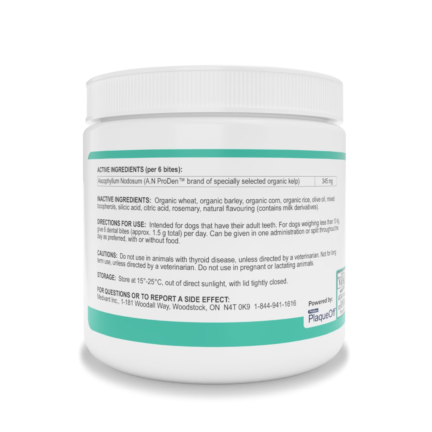 ProDen DentalCare Dental Bites for Small Dogs (Vegetables) 170 g Jar - additional product view 2