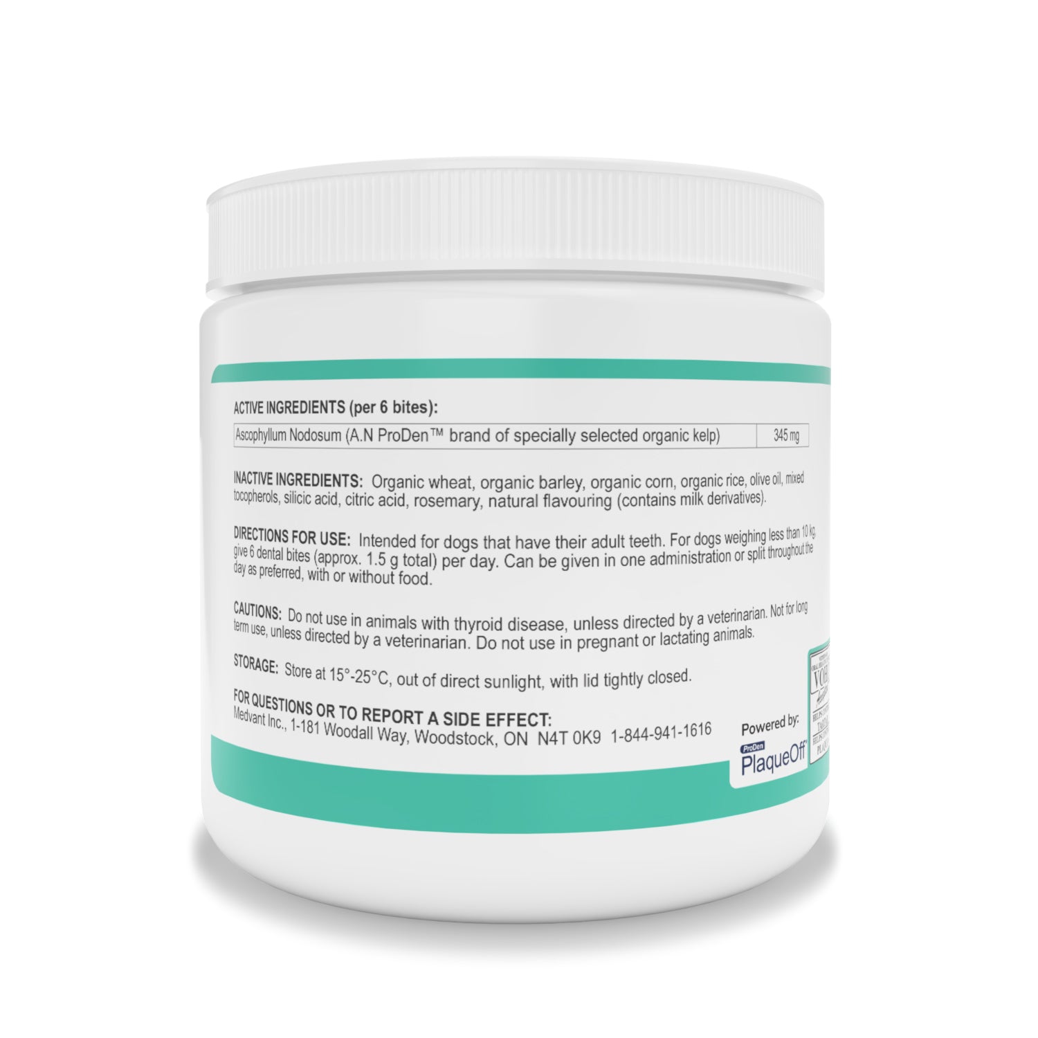 ProDen DentalCare Dental Bites for Small Dogs (Vegetables) 170 g Jar - additional product view 2