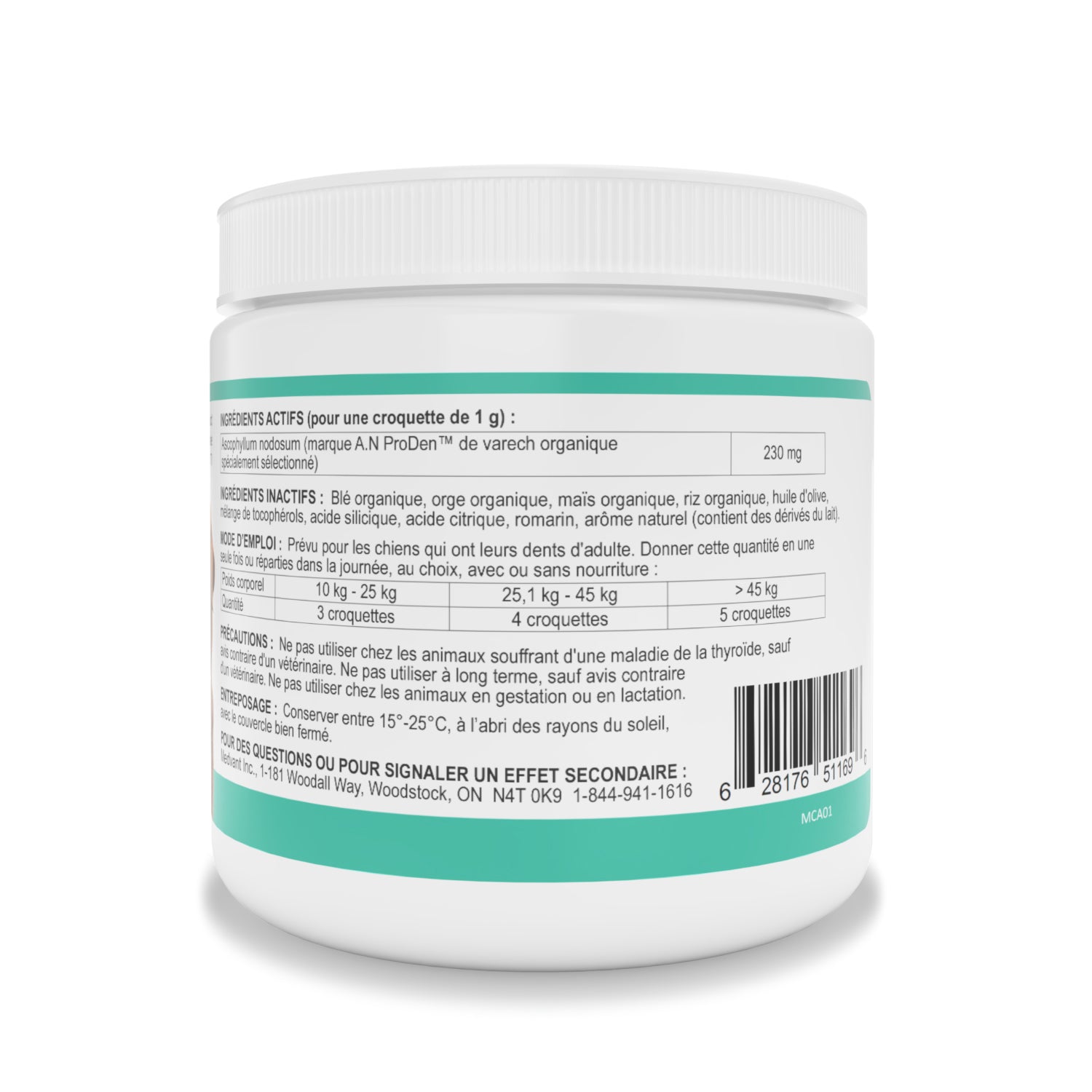 ProDen DentalCare Dental Bites for Medium / Large Dogs (Vegetables) 170 g Jar - additional product view 3