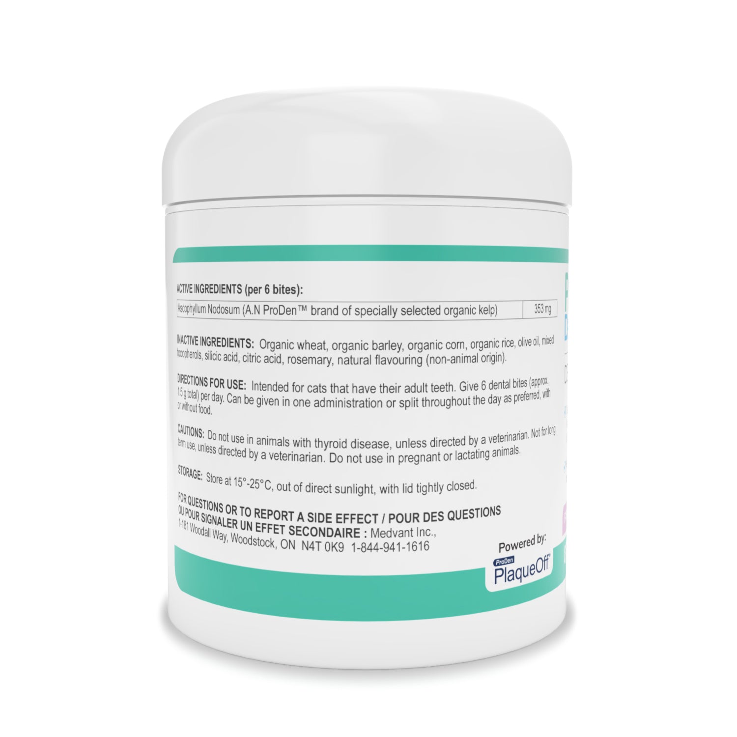 ProDen DentalCare Dental Bites for Cats (Vegetables) 85 g Jar - additional product view 2