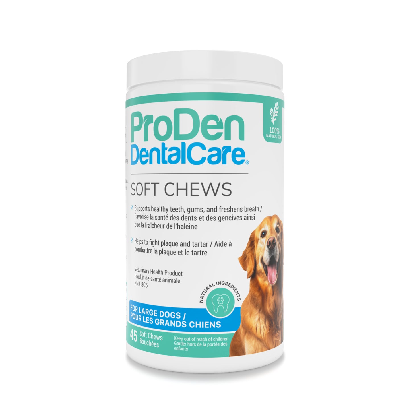 ProDen DentalCare Soft Chews for Large Dogs (Natural Flavouring) 45 Soft Chews