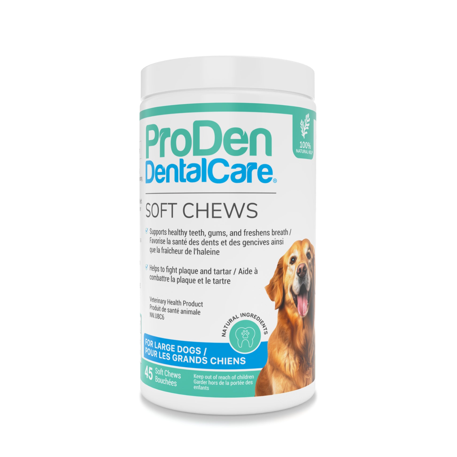 ProDen DentalCare Soft Chews for Large Dogs (Natural Flavouring) 45 Soft Chews