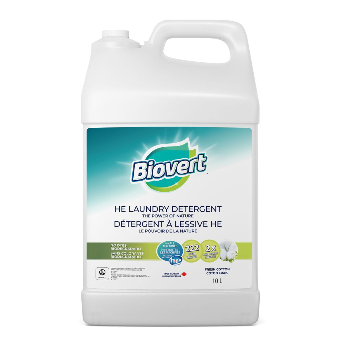 Laundry detergent HE fresh cotton