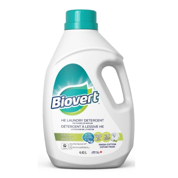 Laundry Detergent HE Fresh Cotton 4.43 L Container