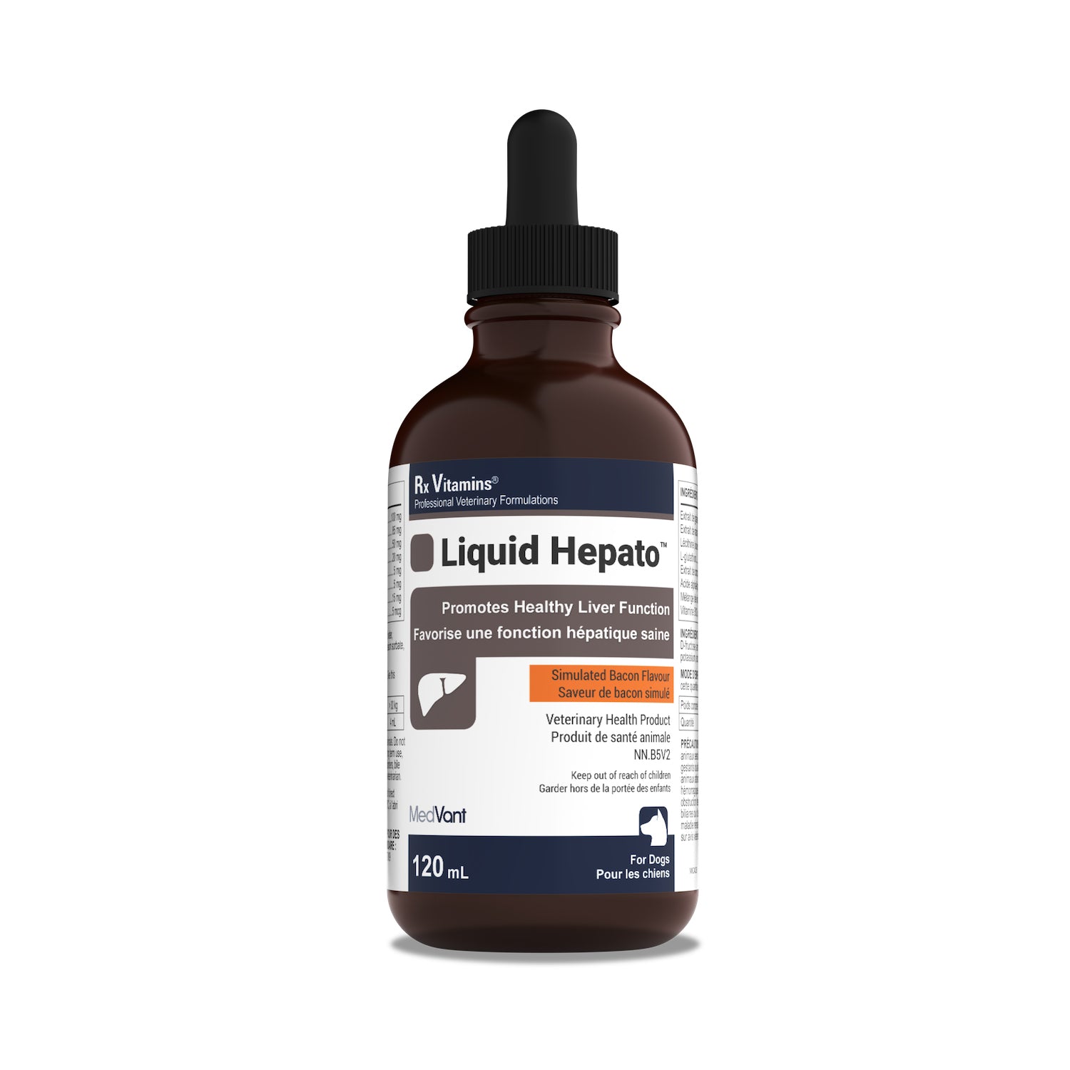 Rx Vitamins Liquid Hepato (Bacon) 120 mL Bottle