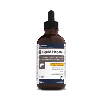 Rx Vitamins Liquid Hepato for Dogs (Chicken) 120 mL Bottle
