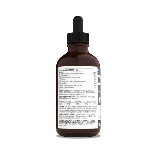 Rx Vitamins Liquid Hepato for Dogs (Chicken) 120 mL Bottle - additional product view 2
