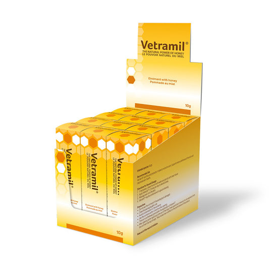 Vetramil Ointment with Honey - Display for Dogs 1 Display