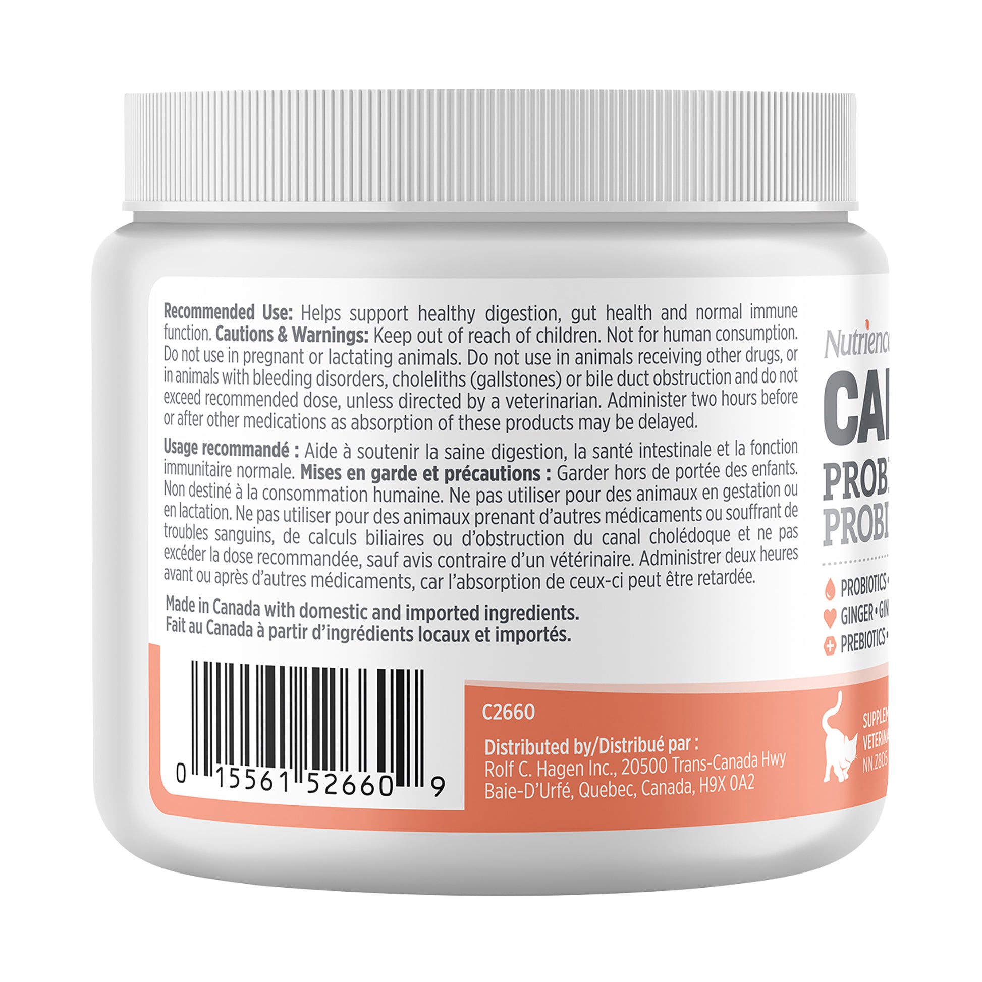 Nutrience Care Probiotic+ Supplement for Cats (Chicken) 180 g Jar - additional product view 2