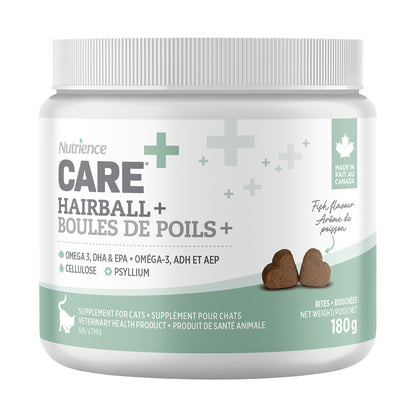Nutrience Care Skin & Coat / Hairball+ Supplement for Cats (Fish) 180 g Jar