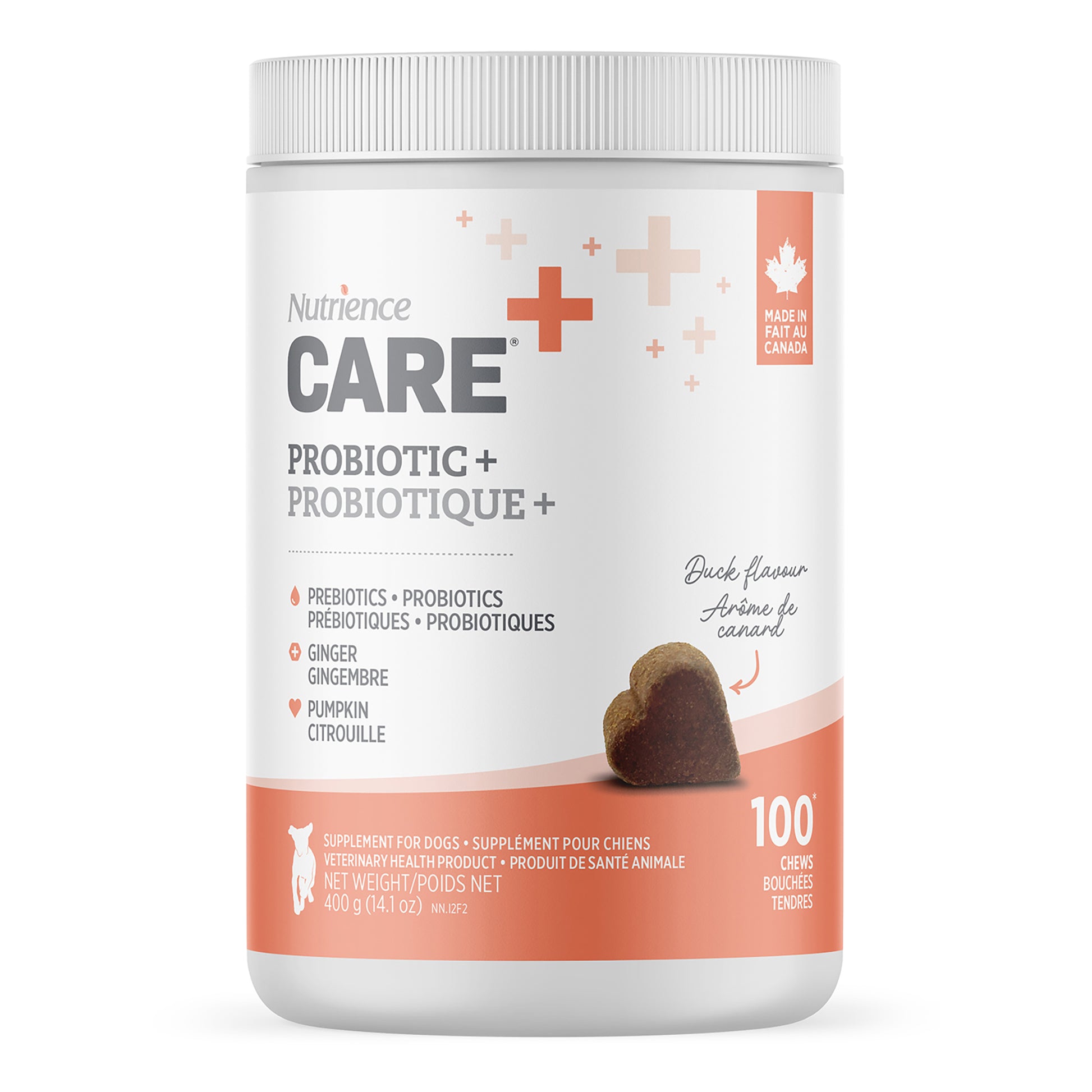 Nutrience Care Probiotic+ Supplement for Dogs (Duck) 400 g Jar
