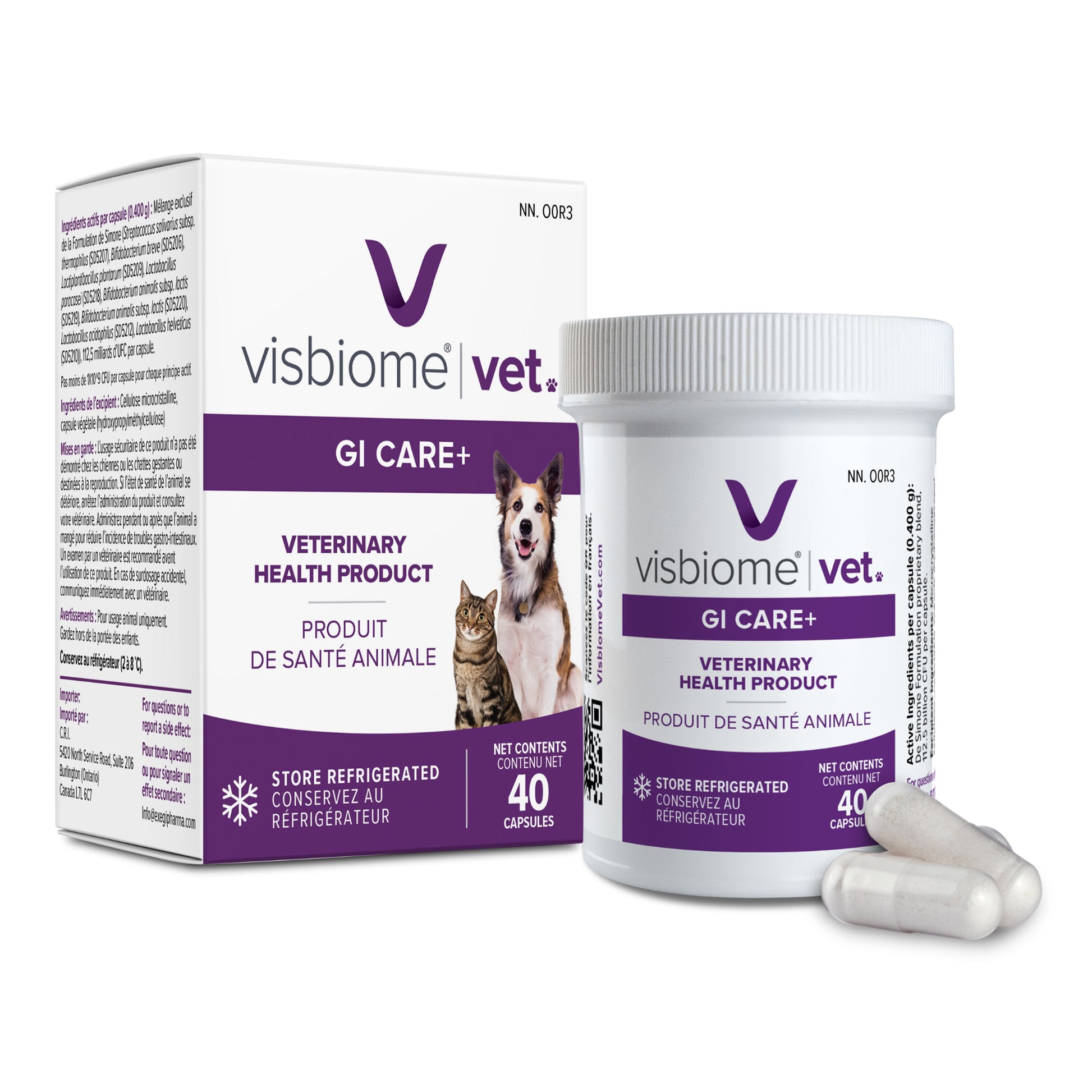 Visbiome Vet GI Care+ for Cats 6 x 40 Cap - additional product view 3