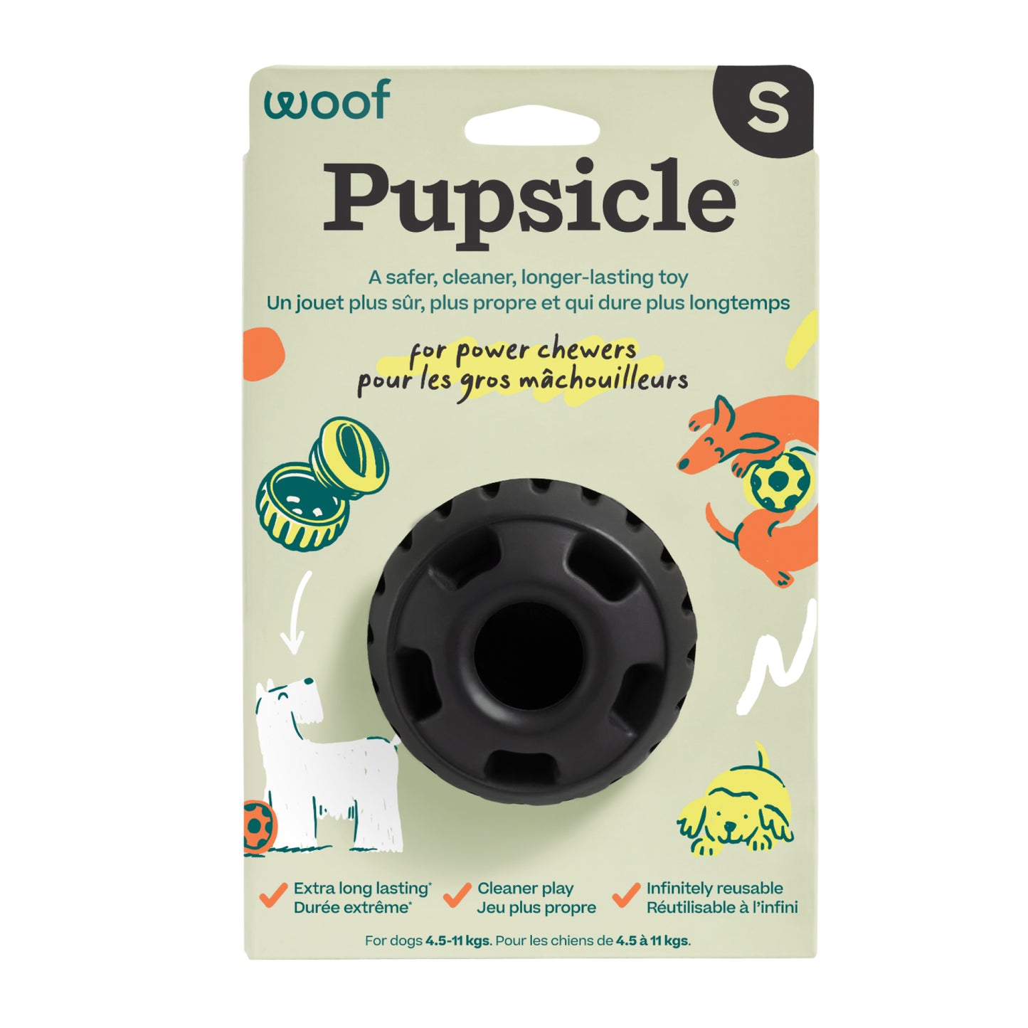 Interactive Toy Pupsicle for Power Chewer Dogs 1 Unit
