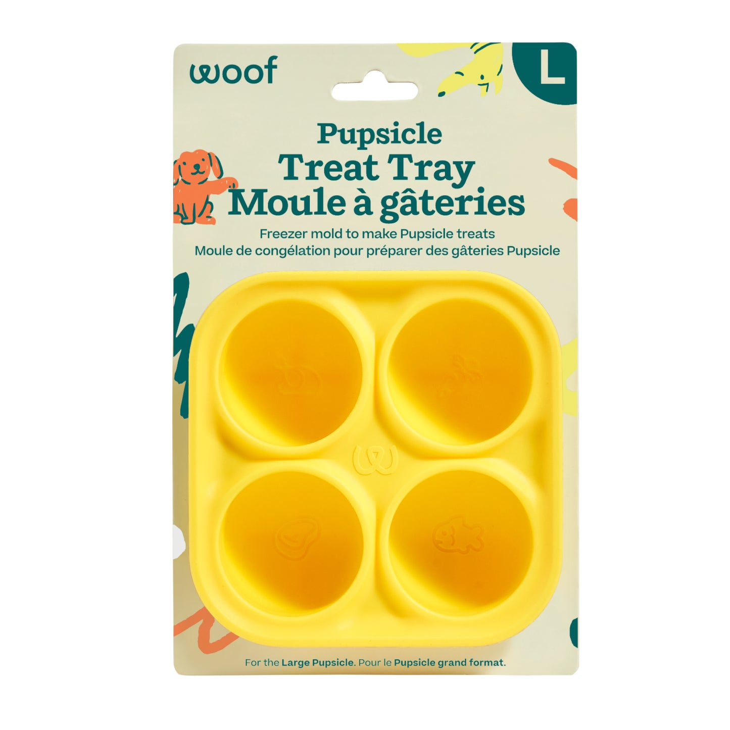 Tray for Treat Pupsicle for Dogs 1 Unit, Large