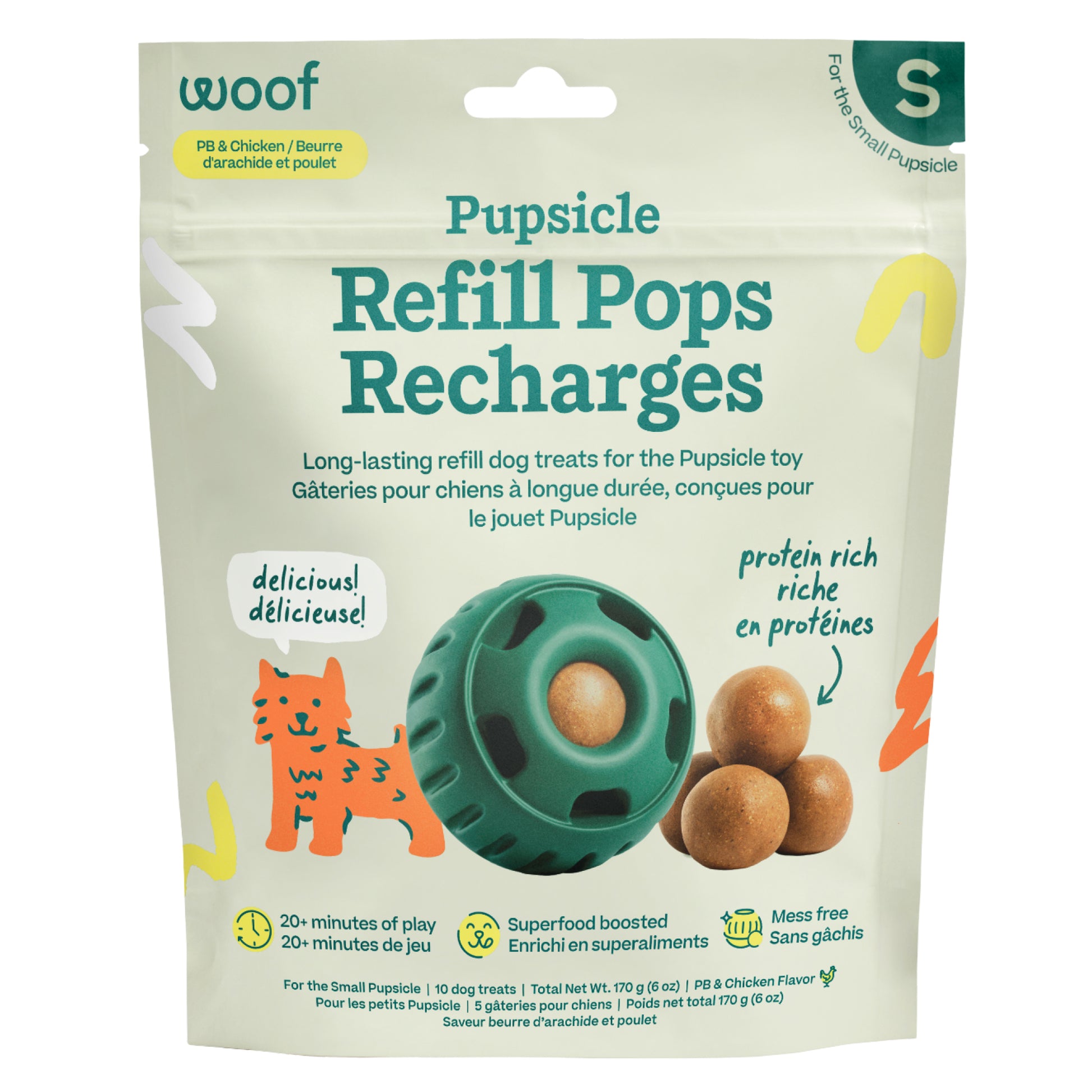Treats for Small Pupsicle for Dogs (Chicken) 227 g Bag