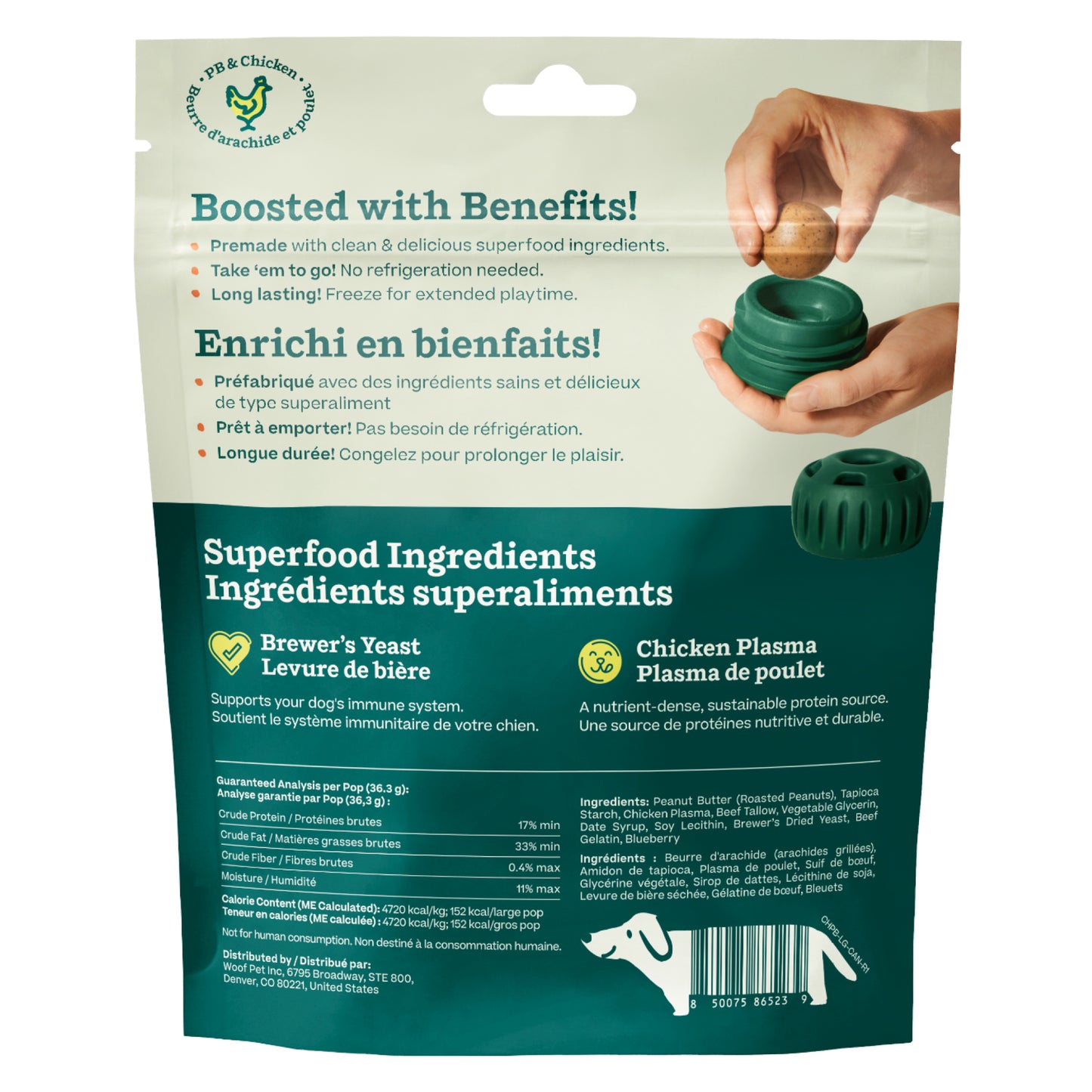 Treats for Large Pupsicle for Dogs (Chicken) 284 g Bag - additional product view 2