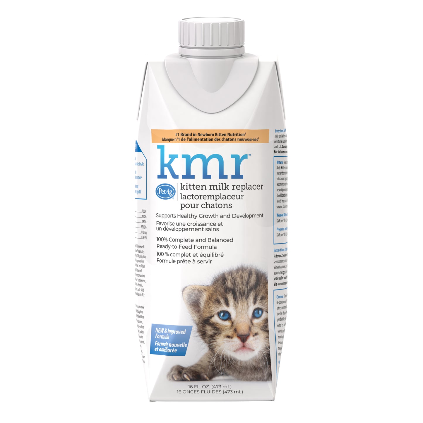 KMR Liquid Milk Replacer for Kittens for Cats 473 mL Tetrapak