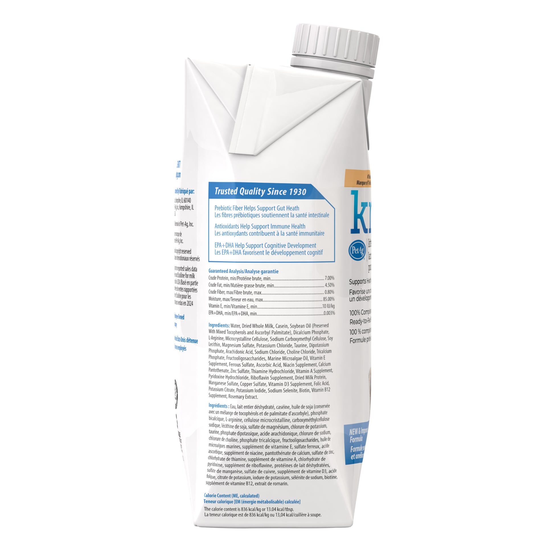 KMR Liquid Milk Replacer for Kittens for Cats 473 mL Tetrapak - additional product view 2
