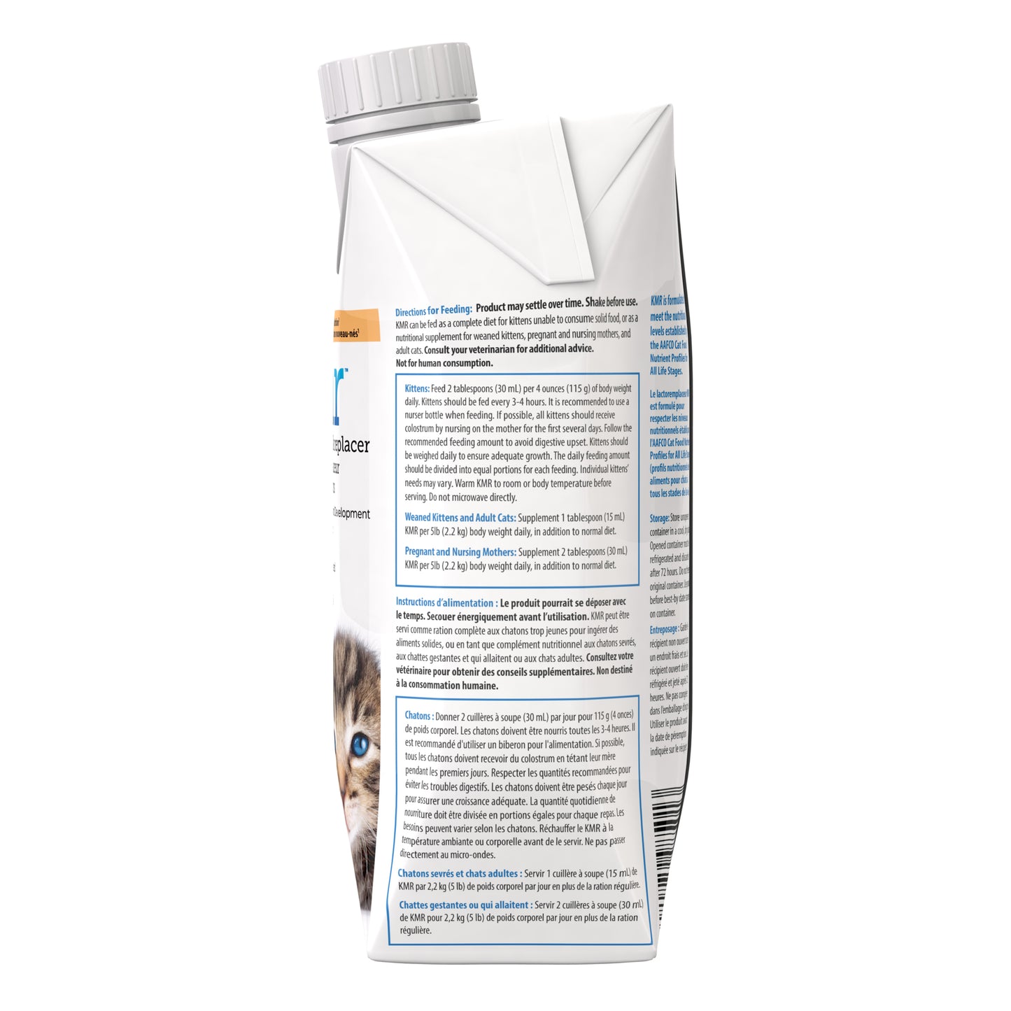 KMR Liquid Milk Replacer for Kittens for Cats 473 mL Tetrapak - additional product view 4