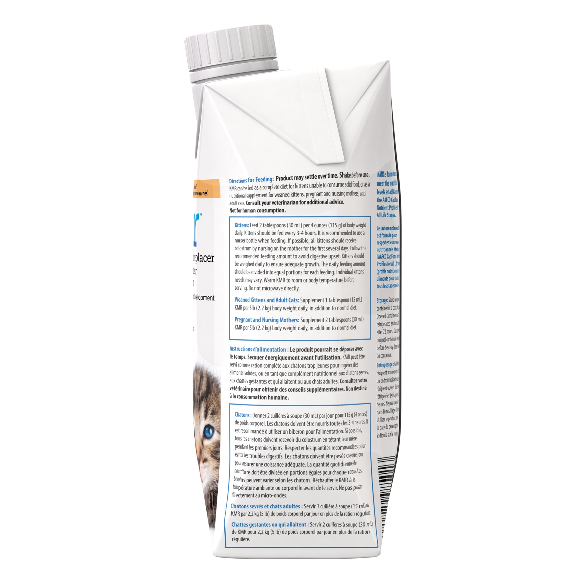 KMR Liquid Milk Replacer for Kittens for Cats 473 mL Tetrapak - additional product view 4