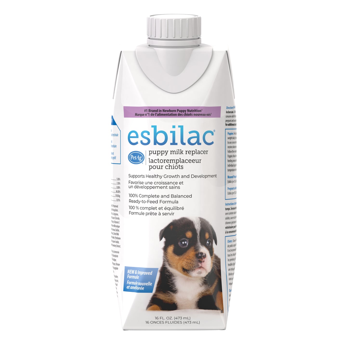 Esbilac Liquid Milk Replacer for Puppies for Dogs 473 mL Tetrapak