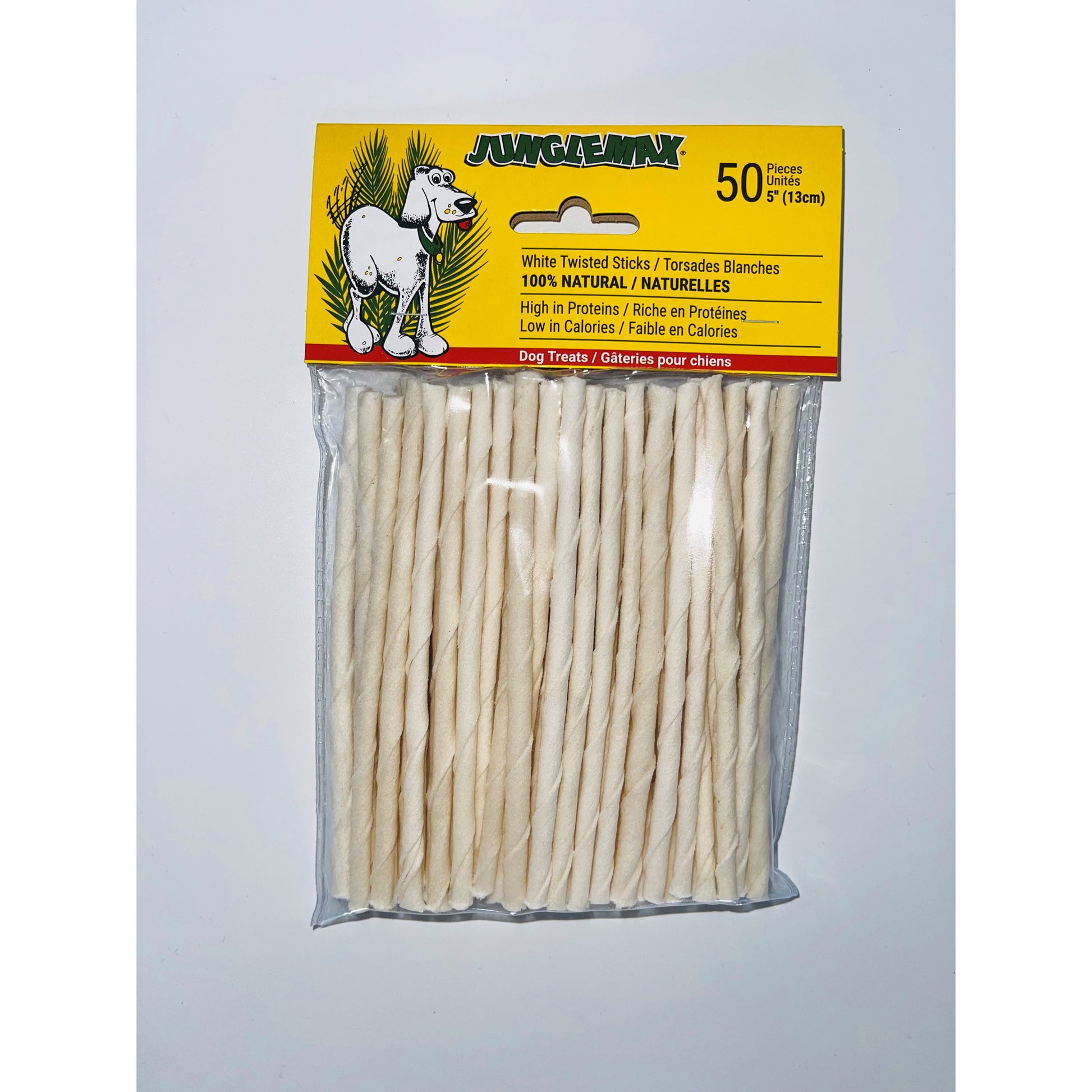 Treat White Twisted Stick for Dogs (Original) 50 x 13 cm