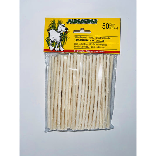 Treat White Twisted Stick for Dogs (Original) 50 x 13 cm
