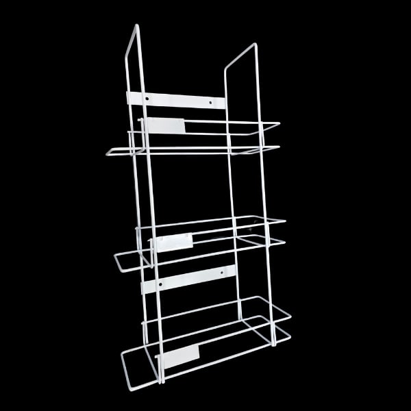 Glove Box Holder with Coated Metal 1 Unit Triple
